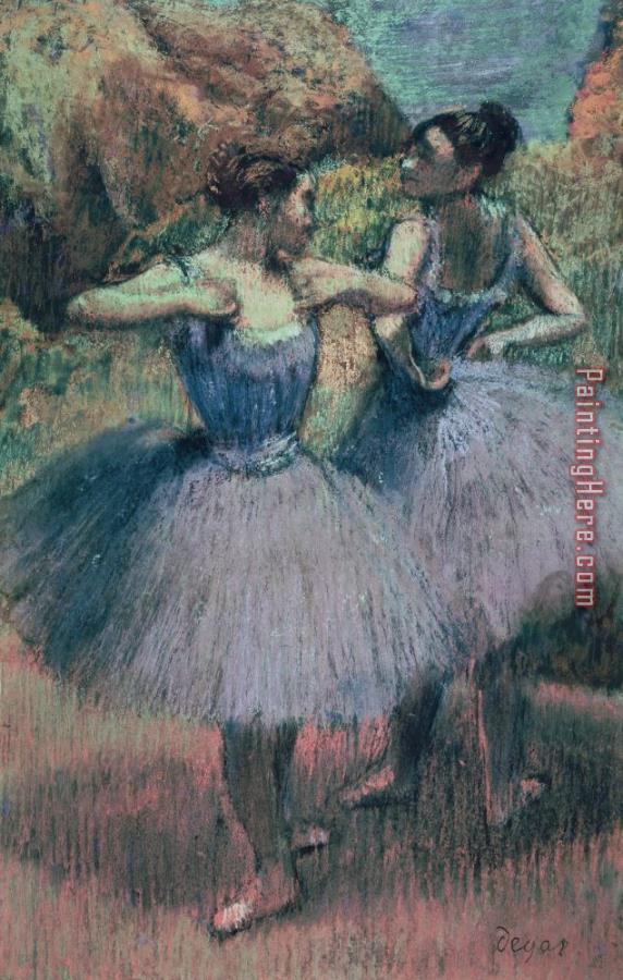 Edgar Degas Dancers in Violet